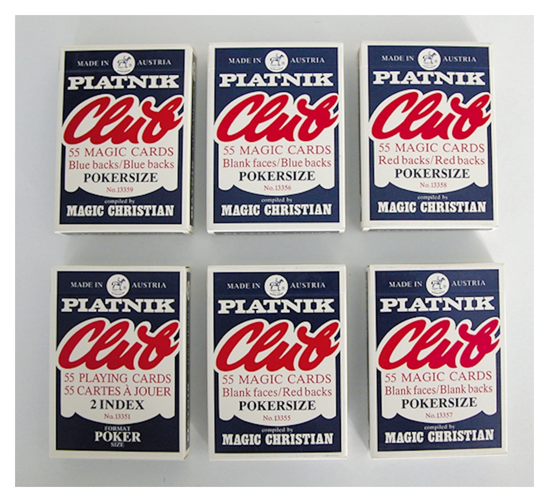 Magic Club Poker Blank/Red