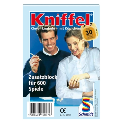 Kniffelblock (1 Stk für 600 Spiele)