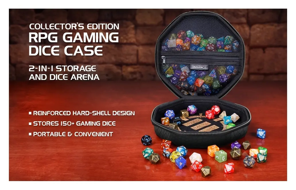 Tabletop Collectors Edition Dice Case Black