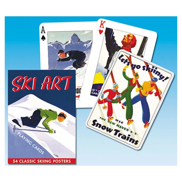 Ski Art (Skiing Posters), Poker