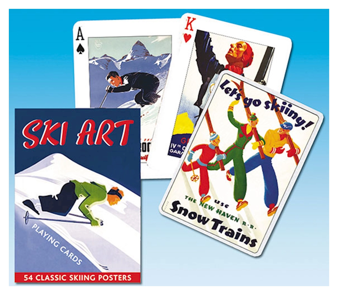 Ski Art (Skiing Posters), Poker