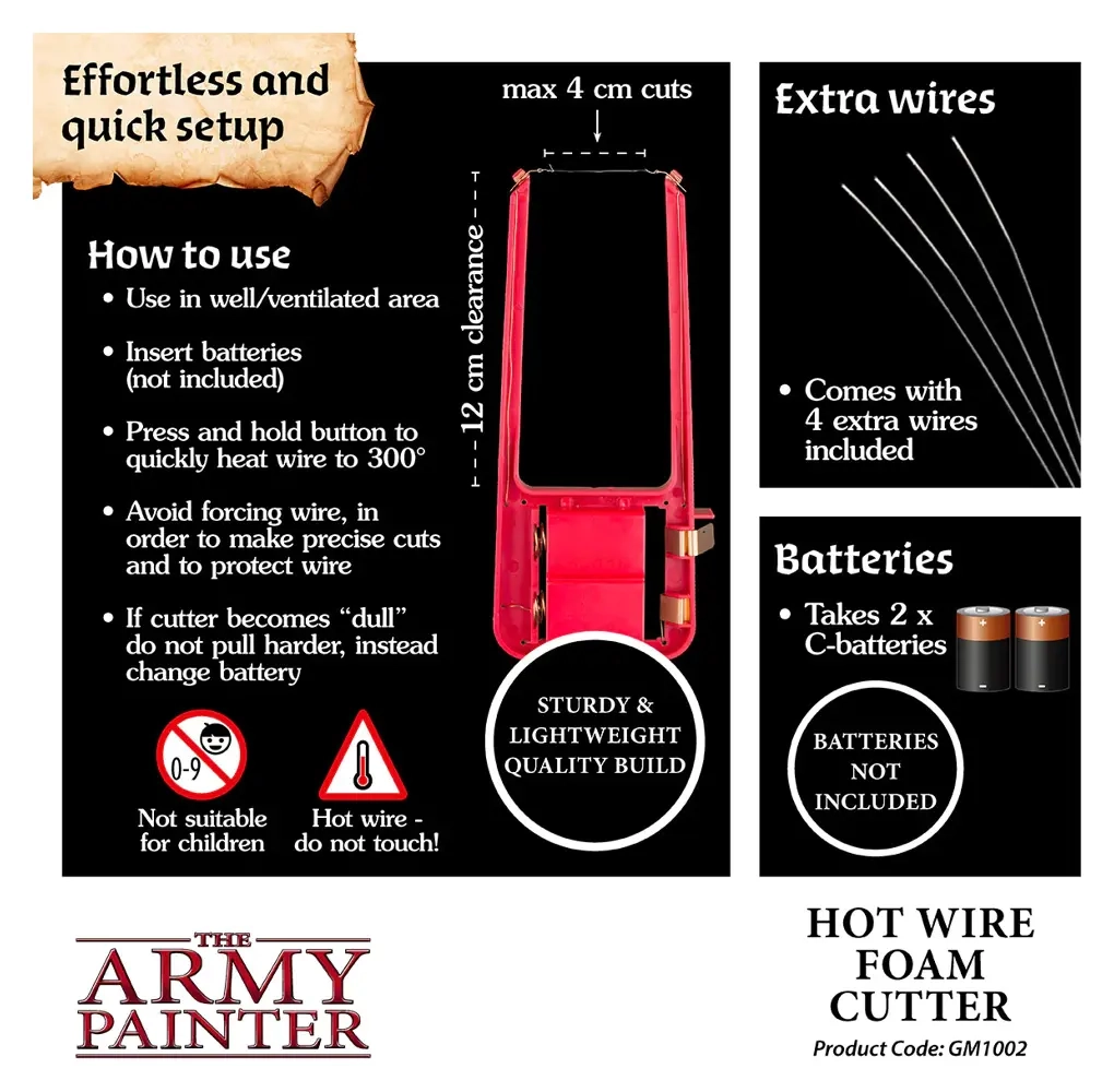 The Army Painter - GameMaster: Hot Wire Foam Cutter