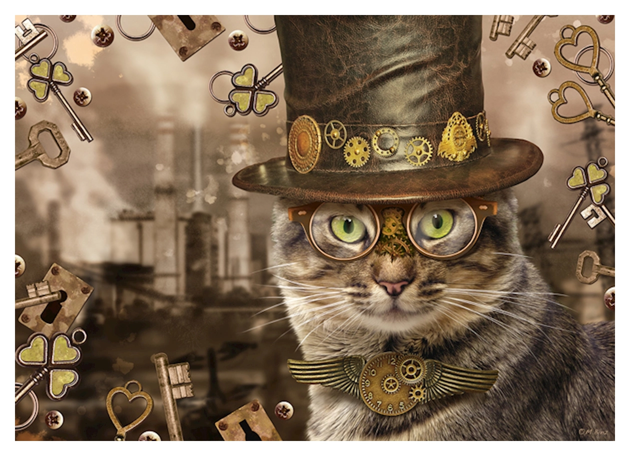 Steampunk Katze