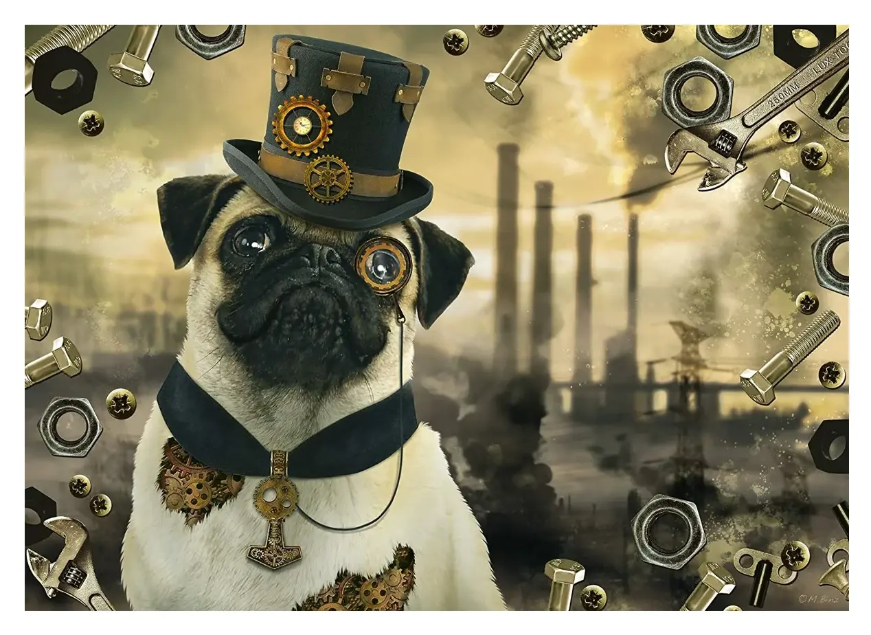 Steampunk Hund