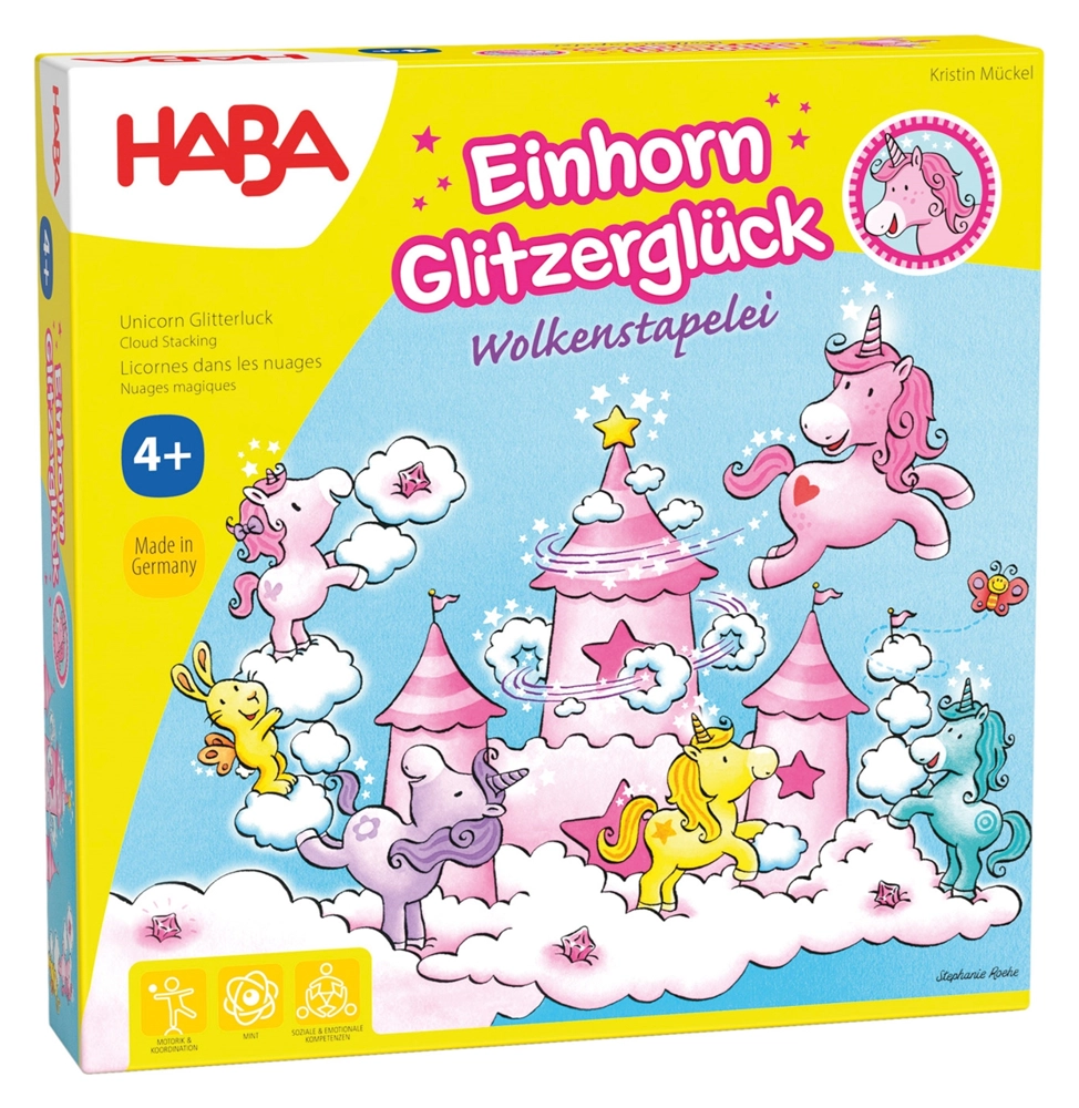 Einhorn Glitzerglück – Wolkenstapelei