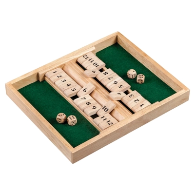 Shut the Box - 12er für 1-2 Personen