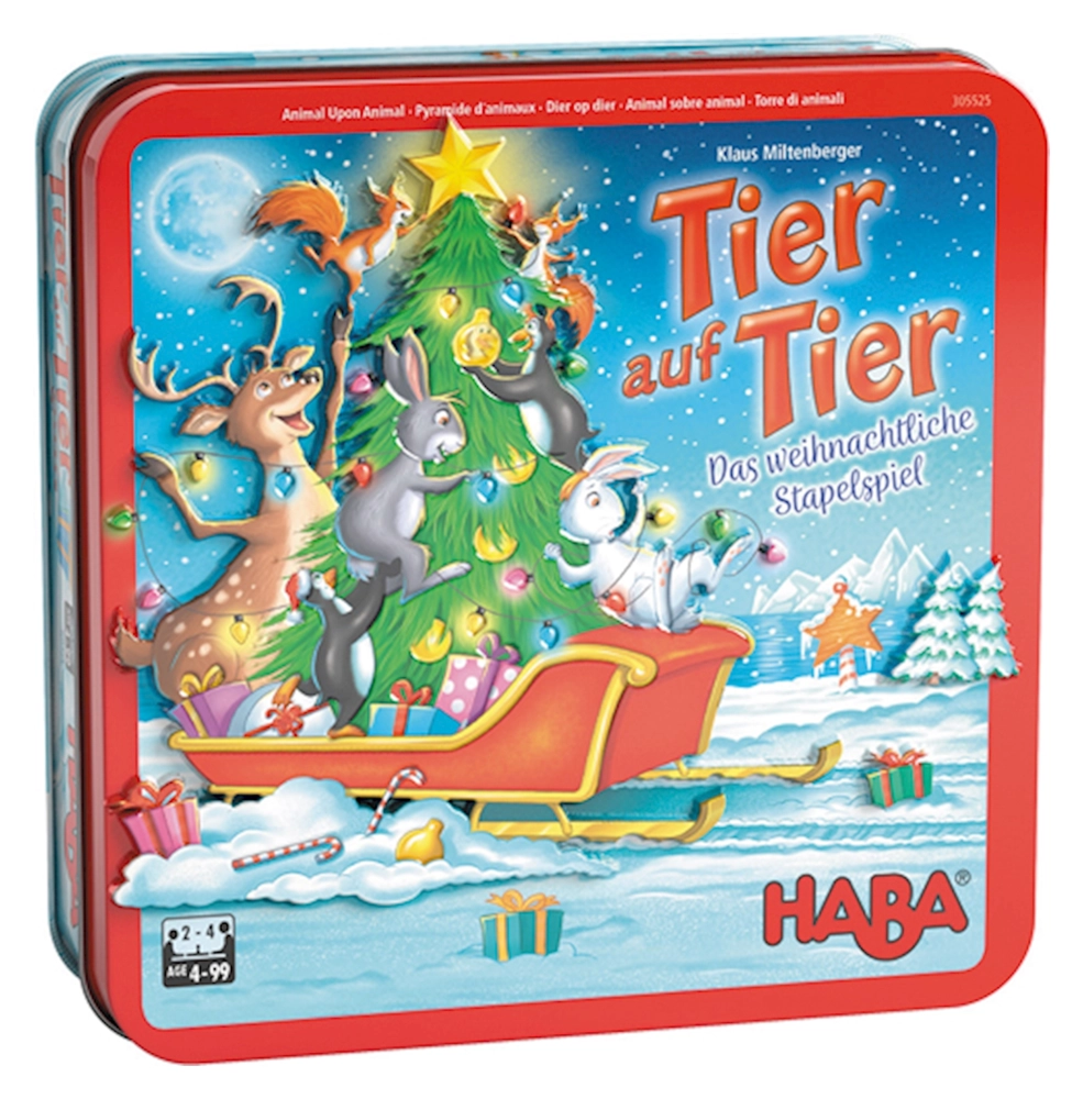 Tier auf Tier – Das weihnachtliche Stapelspiel