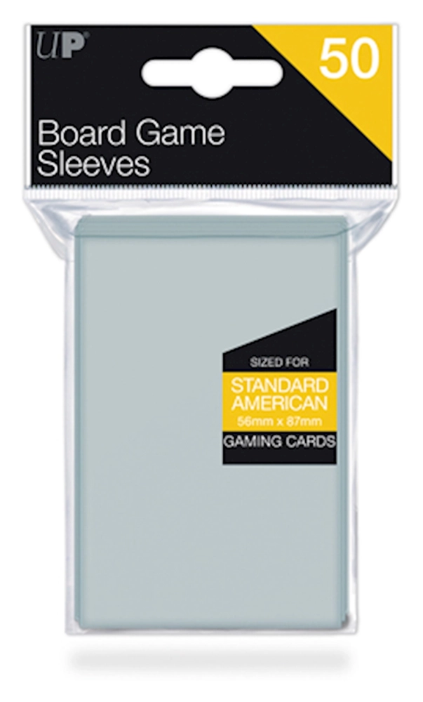 UP - Board Game Sleeves - American Standard 56x87mm (50 Sleeves)