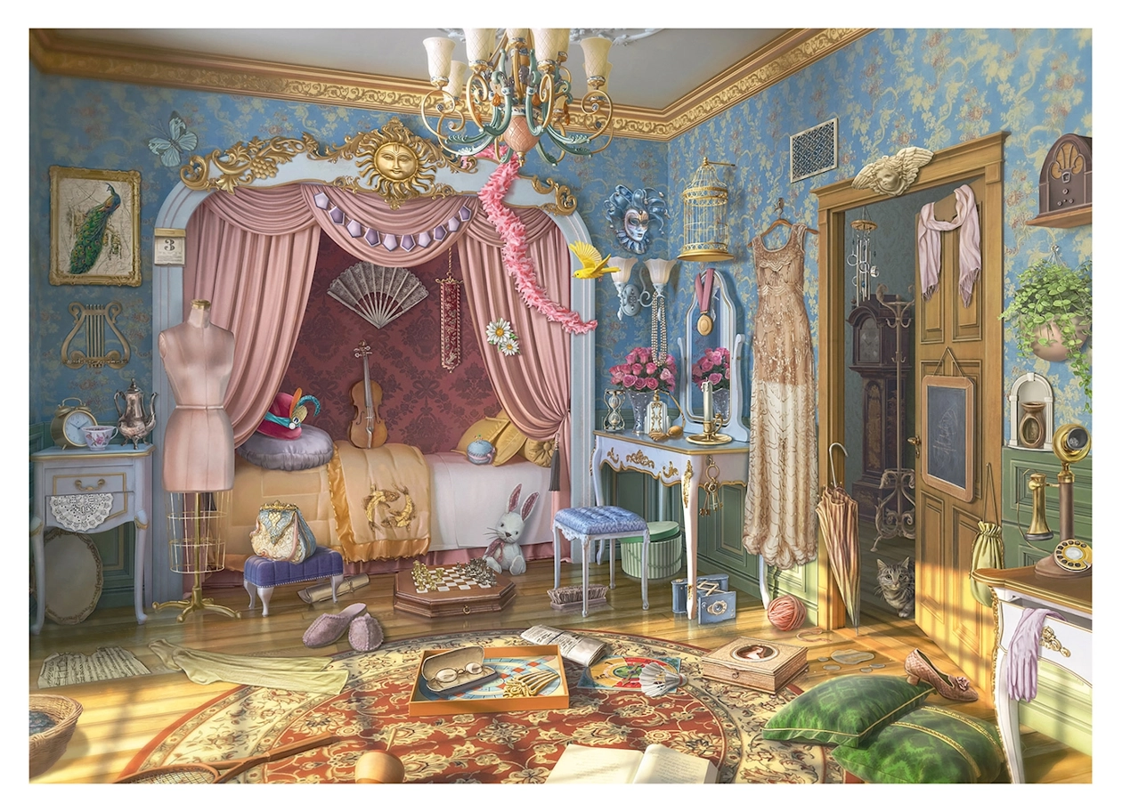 Junes Reise - Junes Schlafzimmer - Secret Puzzle