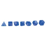 Würfelset RPG Moonstone blau