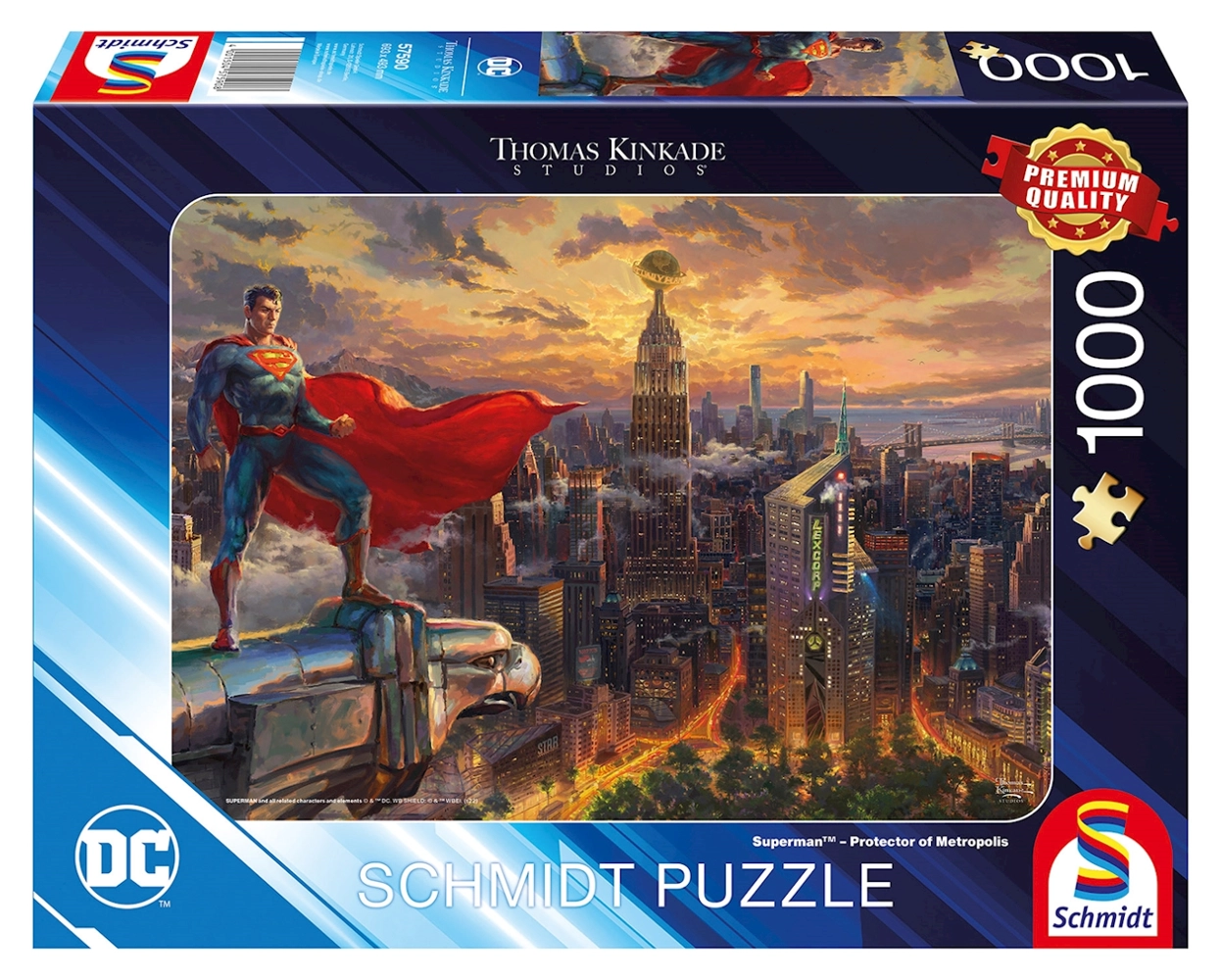 Thomas Kinkade Studios: DC - Superman - Protector of Metropolis