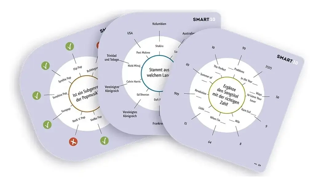 Smart 10 Rock & Pop - Zusatzfragen