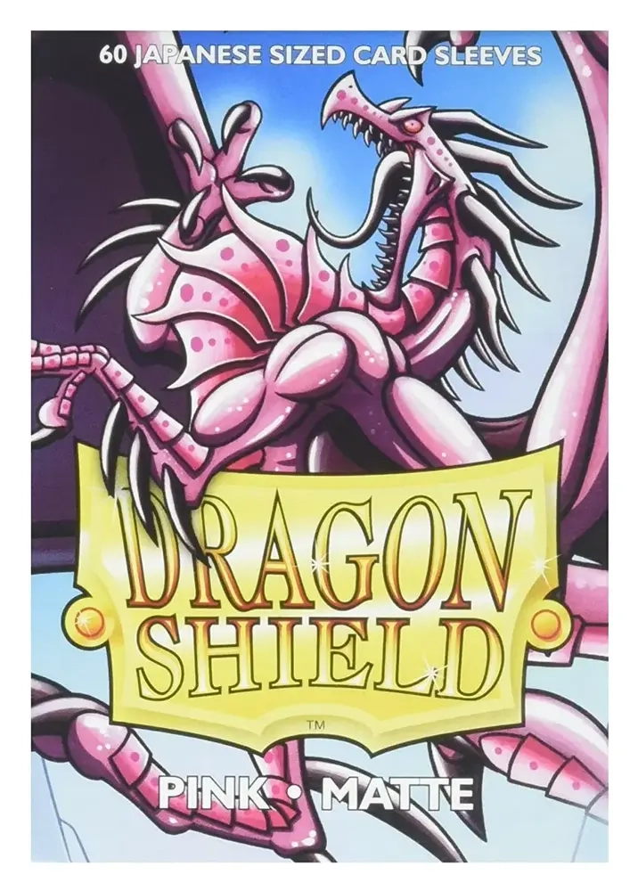 Dragon Shield Small Sleeves - Japanese Matte Pink (60 Sleeves)