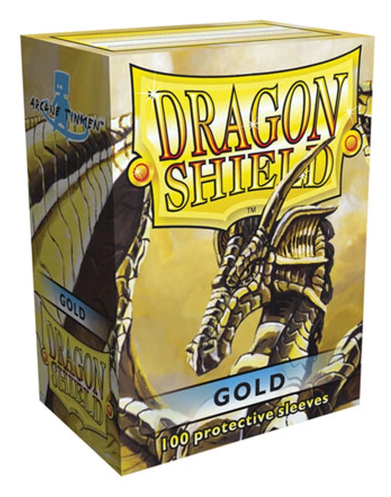 Dragon Shield Standard Sleeves - Gold (100 Sleeves)